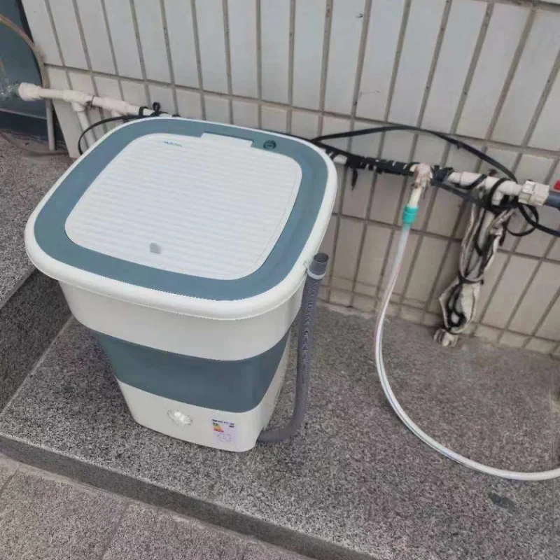 Складная Стиральная машина/52L машина портативное мини-белье для общежития