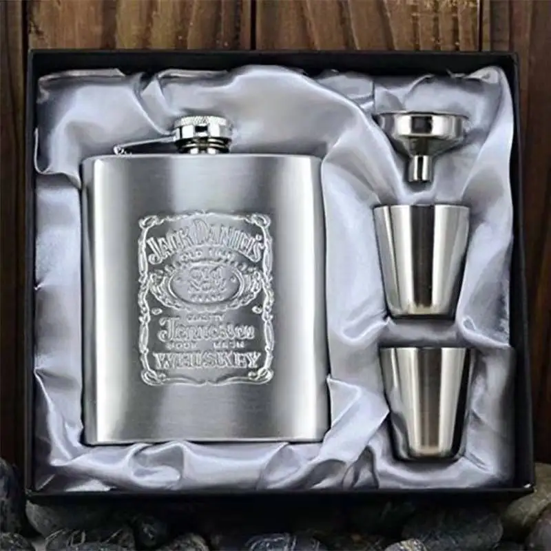 Flagon  Wiskey  Stainless Steel Hip Flask  Tequila  Groomsmen Gifts  Flagon  Gift For Men