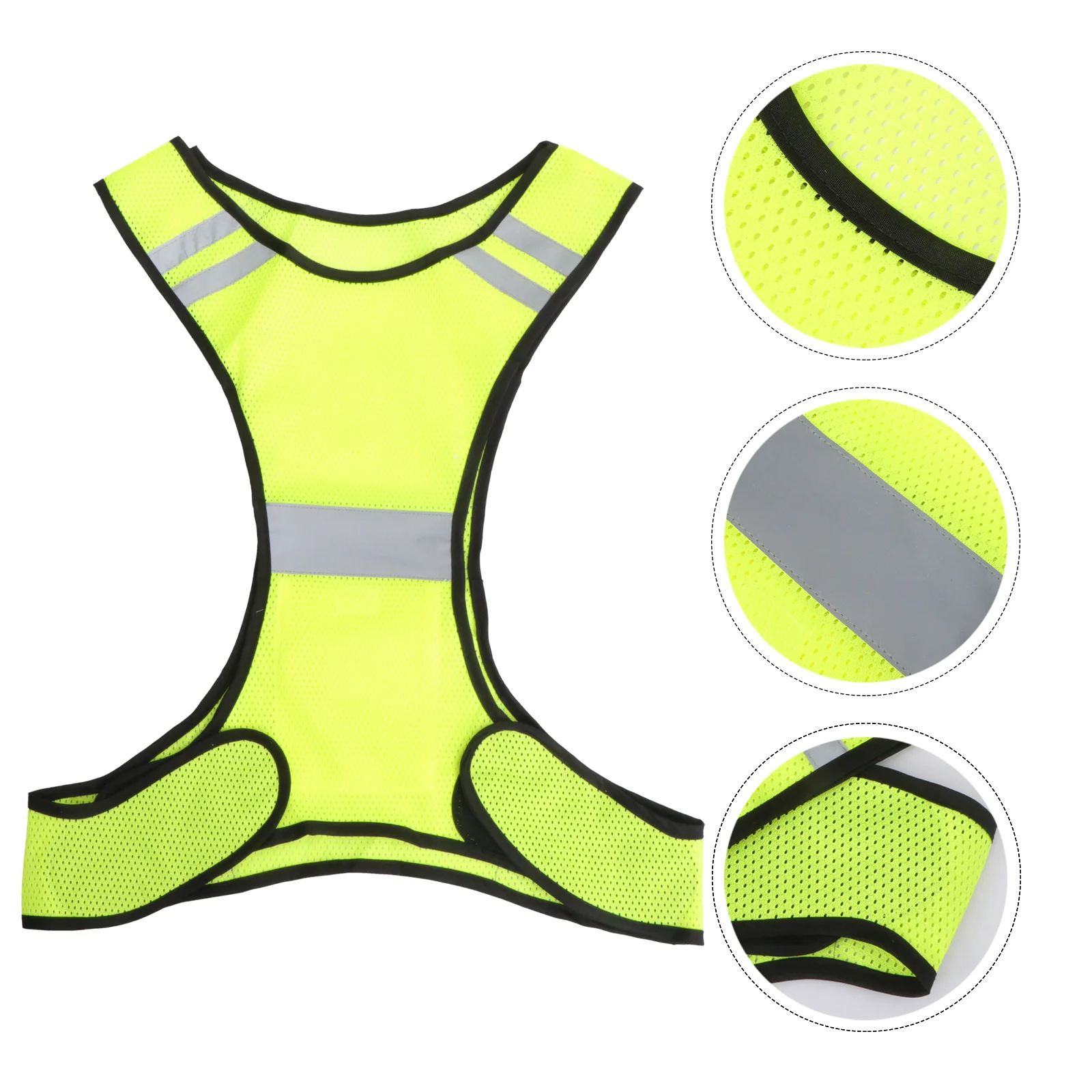 

Safety Mesh Vest Night Running Vest Yellow Vest Men Reflective Riding Vest Cycling Jackets Men Fluorescence Dog Walking Vest