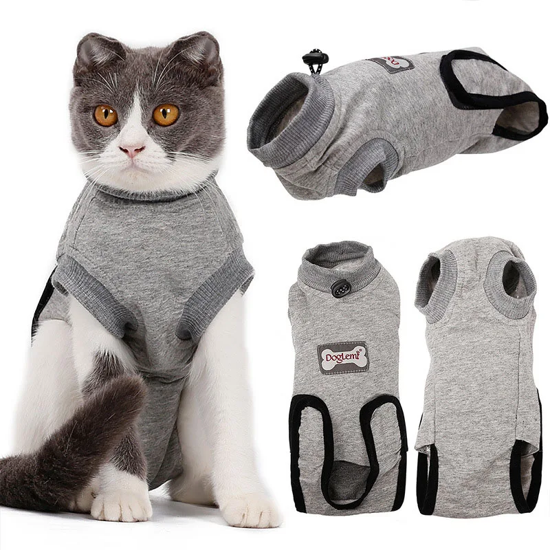 

Dog After Recovery Care Clothing Professional Cat Anti-licking Vest Cat Recovery Suit for Abdominal Wounds and Skin Diseases