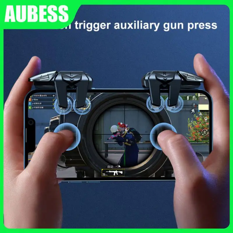 

Alloy Gamepad L1r1 Key Button For Mobile Phone For Pubg Mobile Game Trigger For Pubg Plug And Play Ergonomic Gaming