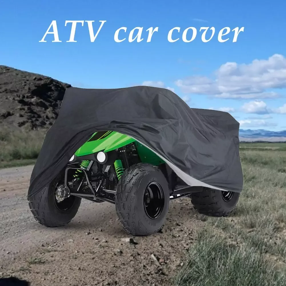 

NEW2023 Quad Bike ATV Cover 190T Waterproof Dustproof Motorbike Covers Anti-UV Ripstop Beach Vehicle Outdoor Protector