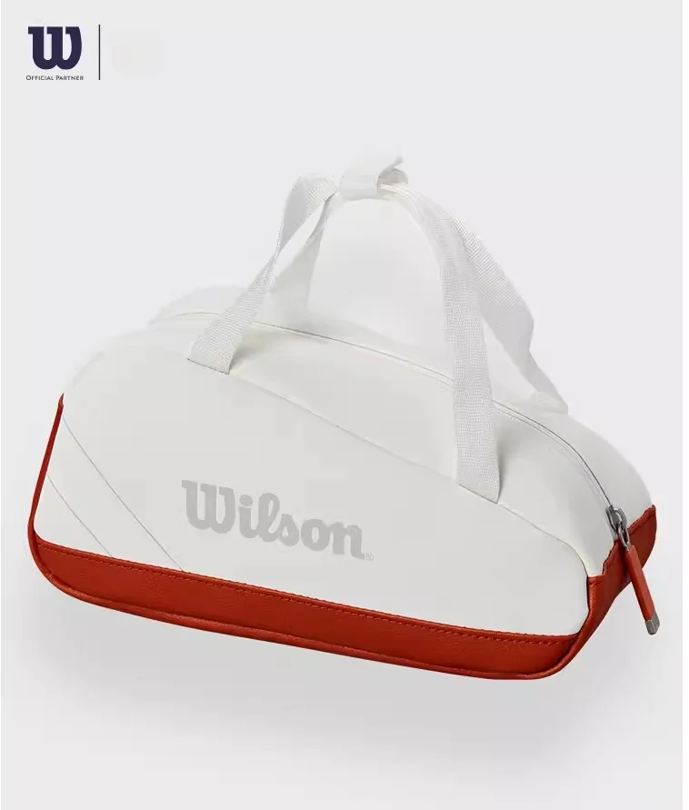 Сумка-цепочка для ключей Wilson ROLAND GARROS French Open Orange White Handheld Mini Tennis Key Pack RG WR 8035001001