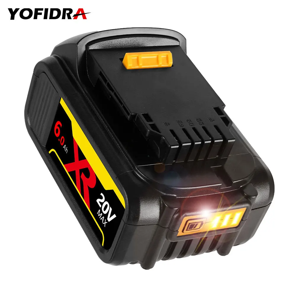 

Перезаряжаемая литий-ионная батарея 18-20 в 6,0 Ач MAX XR для электрической пилы/гаечного ключа/дрели/бесщеточного углового шлифовального инстру...