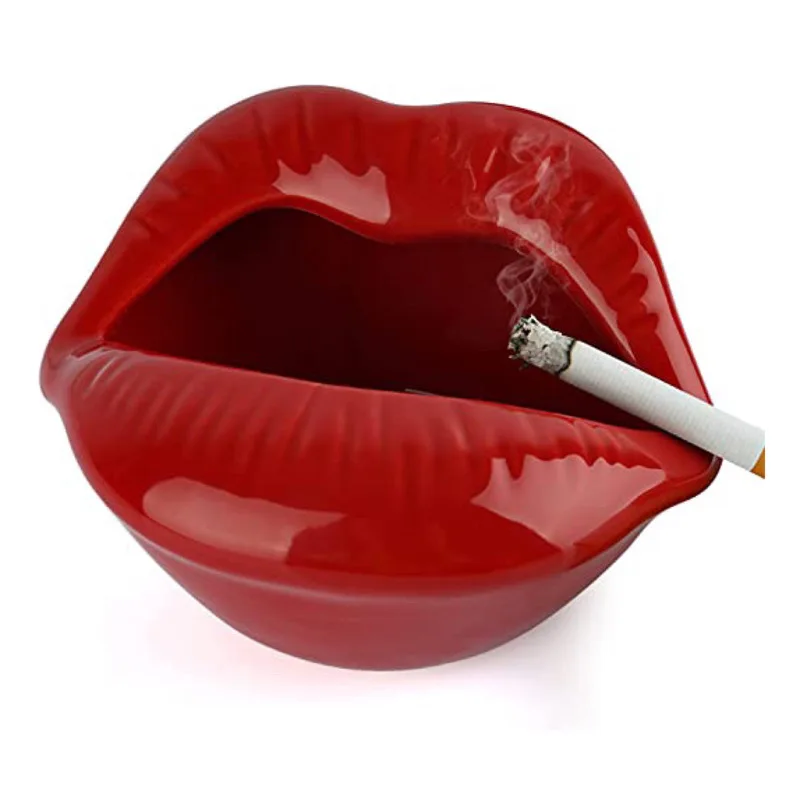 

Креативное керамическое искусственное украшение в стиле губ, модные домашние украшения для курильщиков, домашний декор для мальчиков, друзей, идея для подарка