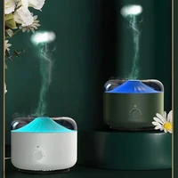 1 3l aromatherapy humidifier jellyfish mist ring essential oil diffuser water sprayer with led lamp home hmidificador
