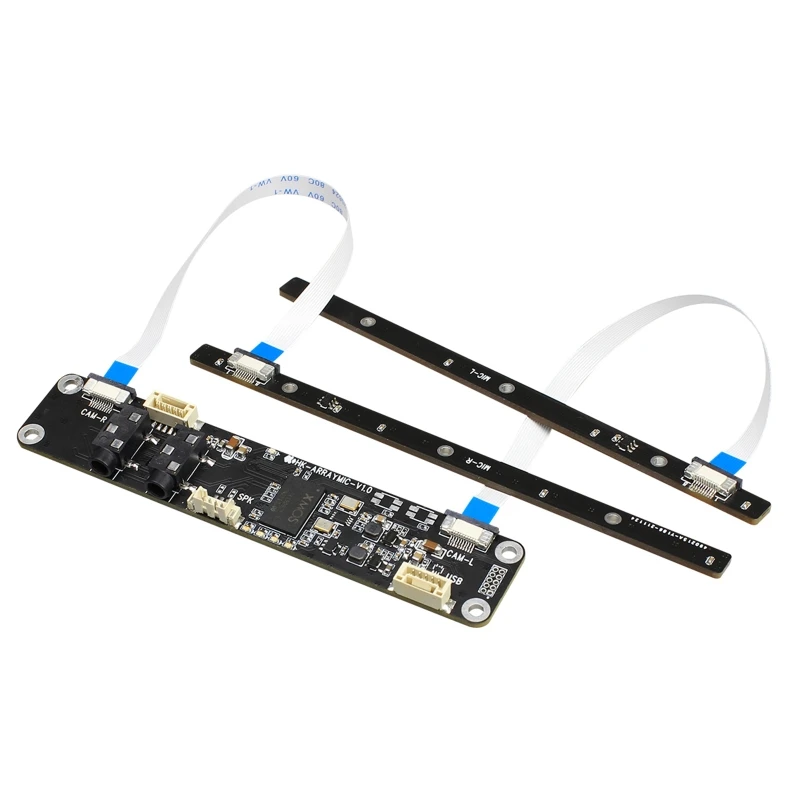 

USB Module Low Noise Electret Microphone Aec Board Development Beam-forming Board Module Accessories
