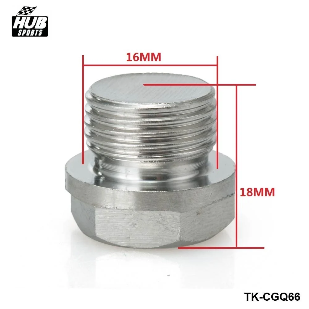 - Stainless Steel Hex Bolt Bung Plug for Oxygen Sensor Thread HU-CGQ66 |