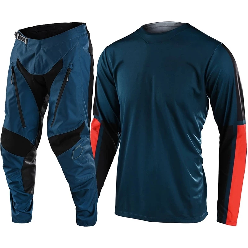 

2022 New ATV Motocross Jersey and Pants MX Gear Set Combo MTB Off Road motorcycle racing Dirt Bike Gear set B