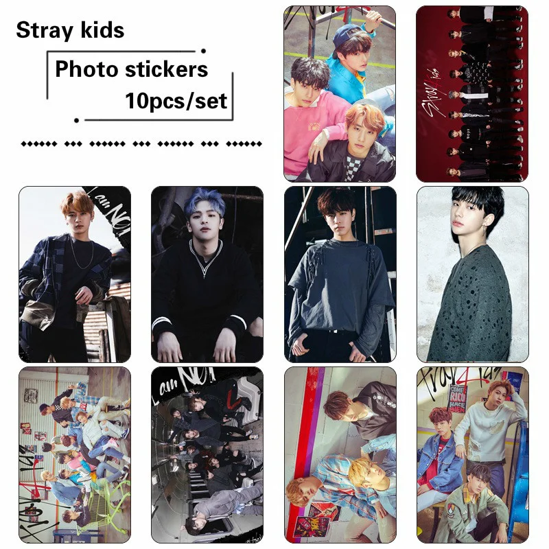 

10 шт./компл. Kpop Стикеры для фотографий для детей, модный альбом, фотокарточка, стикеры для фотографий для детей, Новые поступления