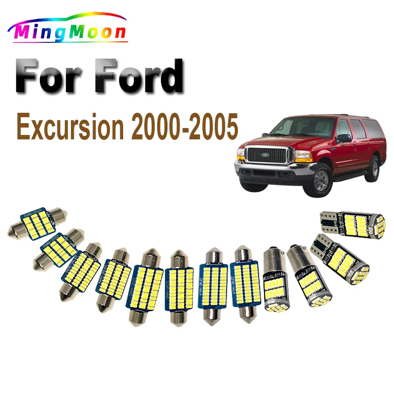 

14 шт. Canbus для Ford Trip 2000 2001 2002 2003 2004 автомобильные аксессуары светодиодный Bubls светодиодный карта интерьера