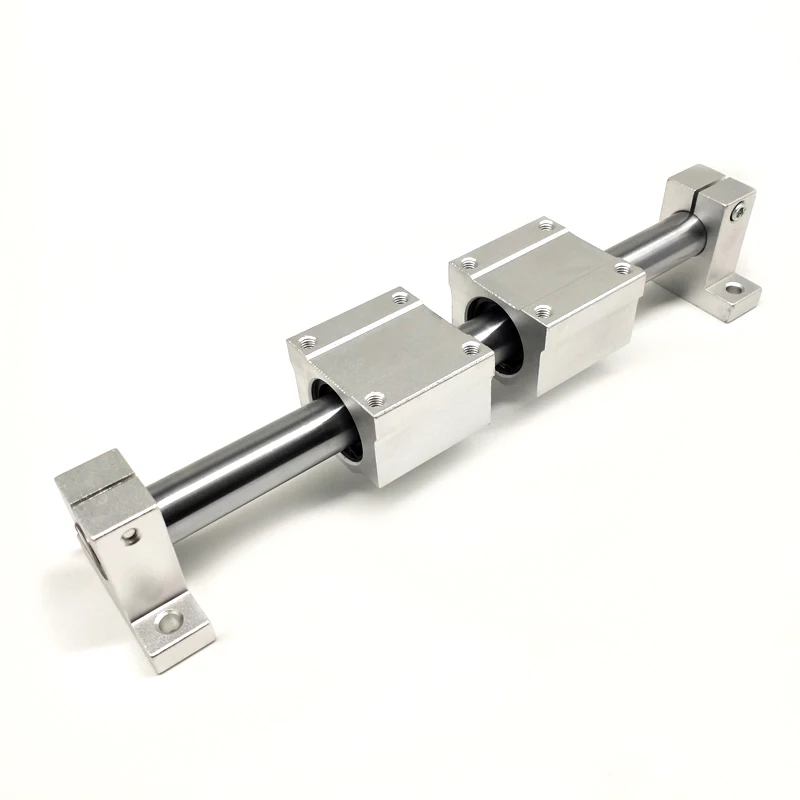 

2pcs Diameter 20mm -L500mm linear round shaft +4pcs SK20 shaft support+4pcs SCS20UU block