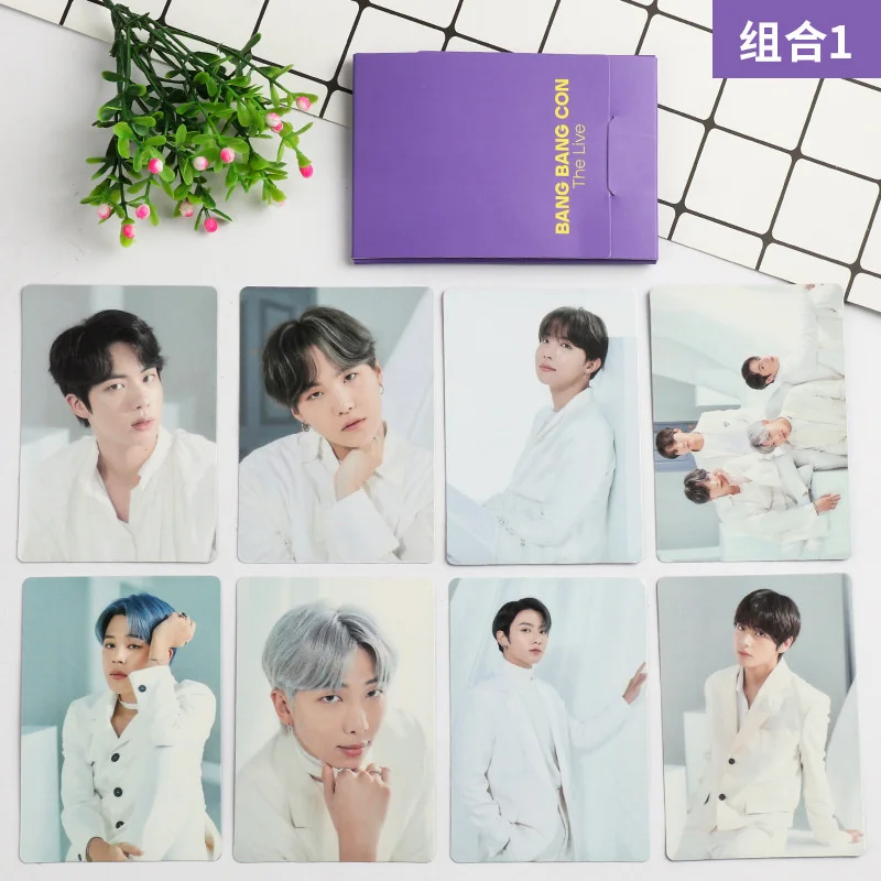 

Популярные южнокорейские группы KPOP Bangtan Boys BANG CON альбом в реальном времени постер Фотокарточка ЛОМО карточка джимин СУГА Цзинь джунгкоок по...