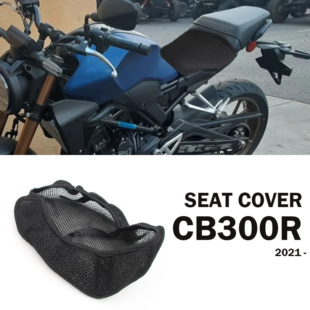 

CB300R аксессуары 3D дышащий чехол на сиденье защитная подушка на сиденье мотоцикла для Honda CB 300R CB 300 R 2019 - 2023 нейлон