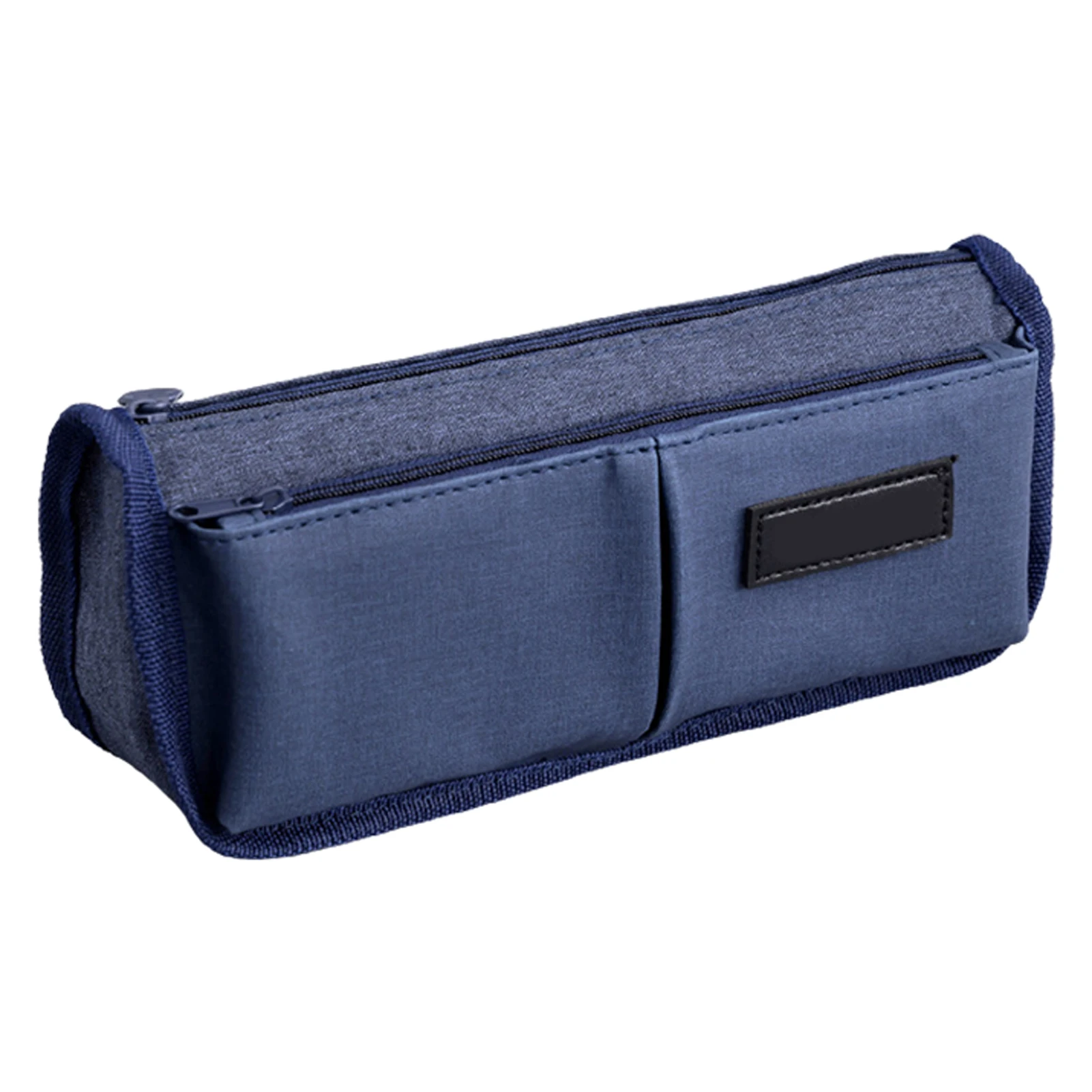 

Lightweight Simple Large Capacity Wear Resistant Office School For Students Practical Gift Canvas Pouch Pencil Bag Double Layer