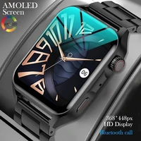 2022 new amoled smart watch men nfc watches women 1 78 inch always on display dial custom answer call ip68 waterproof smartwatch