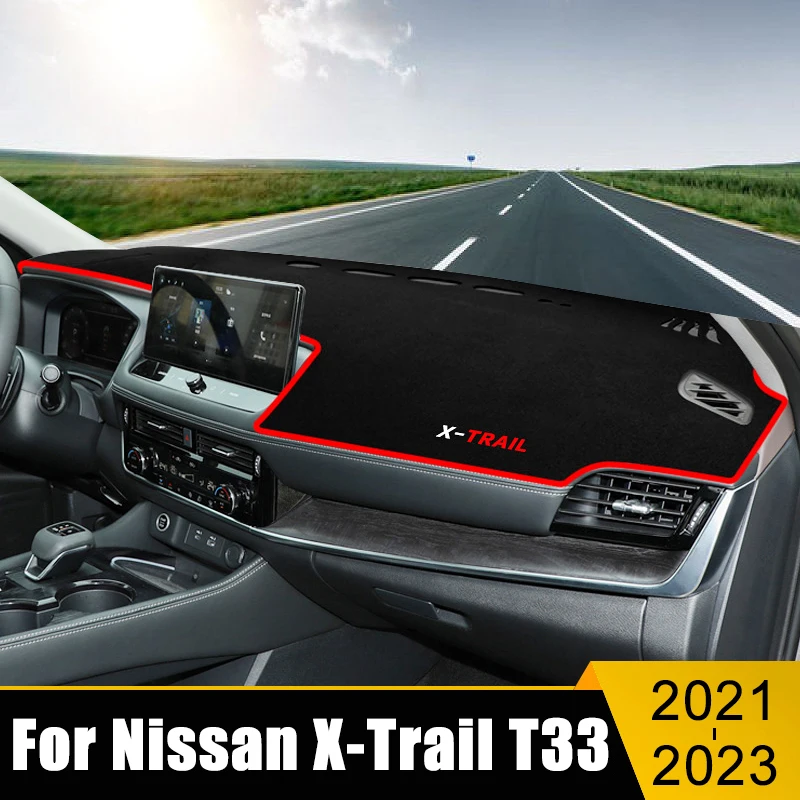 

Car Accessories For Nissan X-Trail XTrail T33 2021 2022 2023 2024 Dashboard Cover Avoid Light Pad Anti-UV Carpets Non-Slip Mats