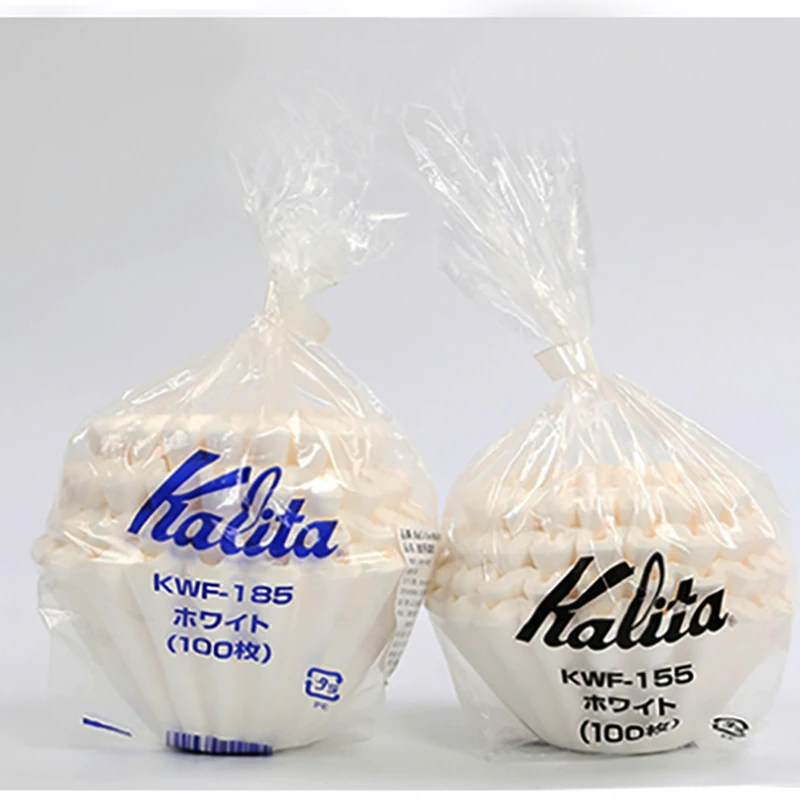 Бумажные фильтры KALITA Wave капельное использование с волнообразным дозатором 1-2-4