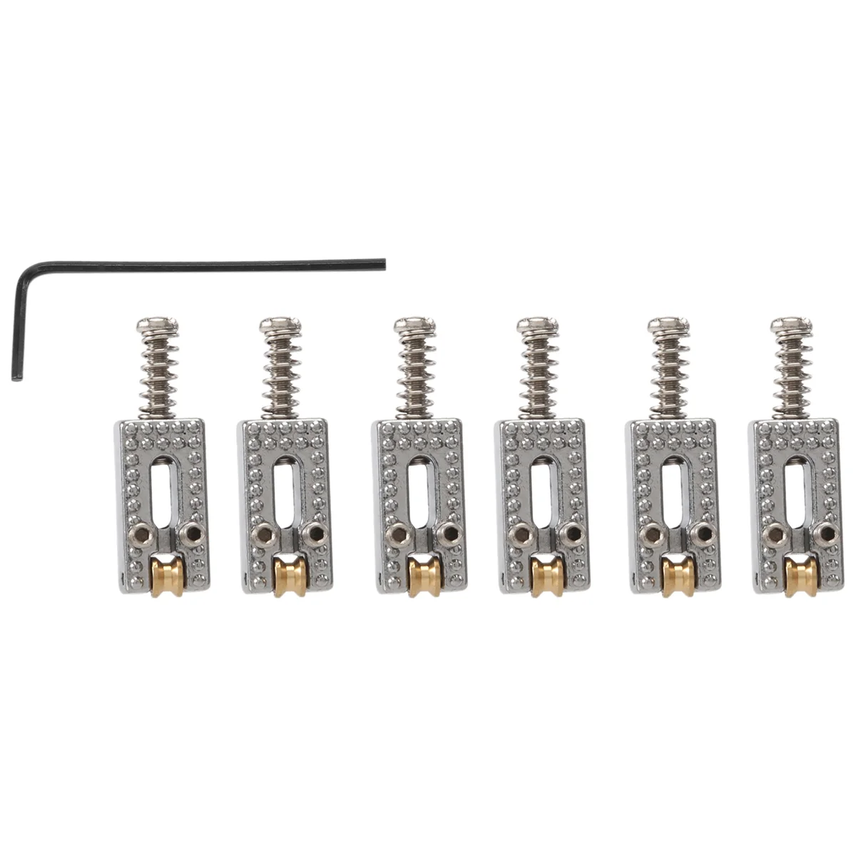 6-седельные седла тремоло с роликовым мостом и гаечным ключом для электрогитары