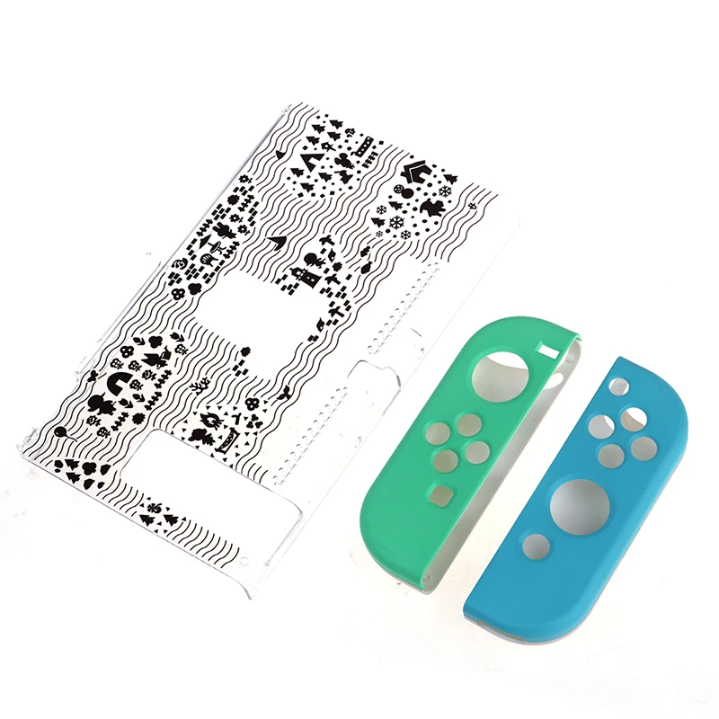 

Персиковый Прозрачный блестящий защитный чехол Nintendo Switch, Раздельный жесткий чехол из поликарбоната NS Joycon Contorller, розовый чехол для Nintendo Switch