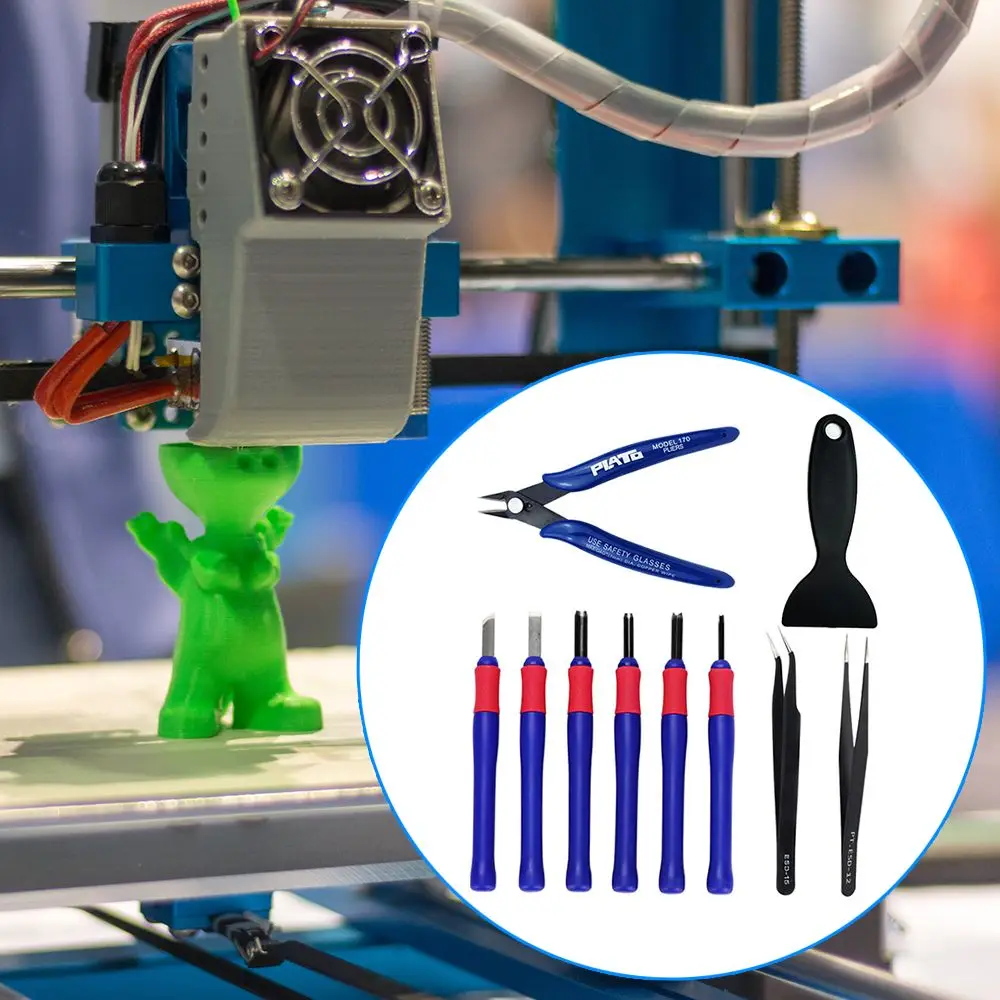 

3D Printer Parts For Ender-3 CR-10 Professional Scraper Cleaning Tool Set Tweezers Repair ToolsFor Ender-3 CR-10