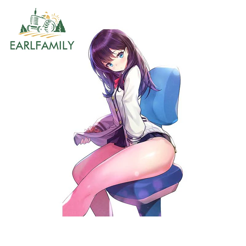 

EARLFAMILY 13 см x 8,4 см для Takarada Rikka автомобильные наклейки Солнцезащитная устойчивая к царапинам наклейка для доски для серфинга Laotop графика на л...