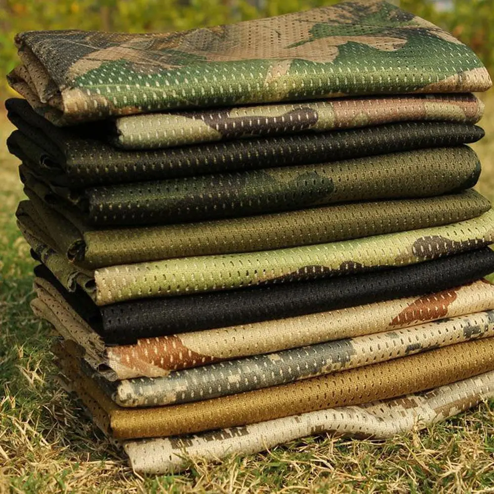 

Outdoor Army Camping Jungle Shawl Breathable Wraps Scarves Scarf Veil Mesh Print Scarf