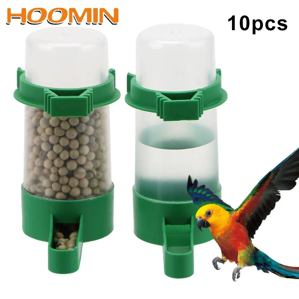 

Кормушка для птиц HOOMIN, автоматическая поилка с зажимом, 10 шт./лот