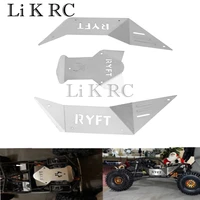 3pcs metal rc car body shell guard protection plate armor kit for axial rbx10 ryft 110 rc crawler upgrade parts b301
