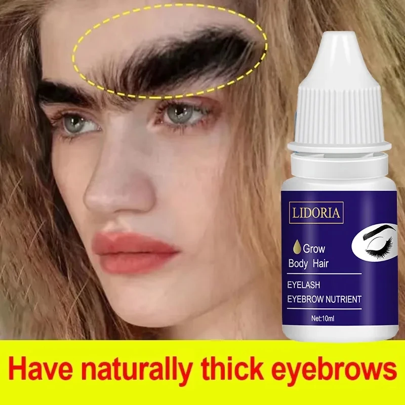 

10PCS Fast Eyebrow Growth Serum Lashes Enhancer Thick Eelash Nutrition Liquid Nourishing Follicle Hairline Extension Lengthening