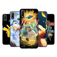 pokemon snorlax for huawei y9s y6s y8s y9a y7a y8p y7p y5p y6p y7 y6 y5 pro prime 2020 2019 silicone phone case coque
