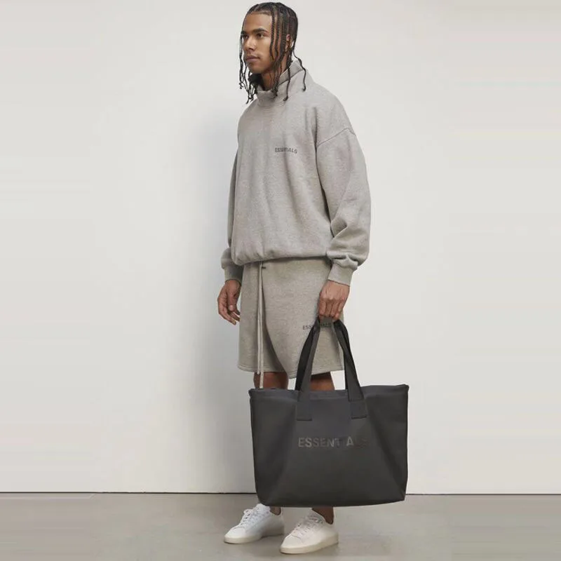 Essentials Men Casual Large Capacity Tote Bag Designer Leather Shoulder Crossbody Bags Luxury Big Shopper Bags Women Handbags