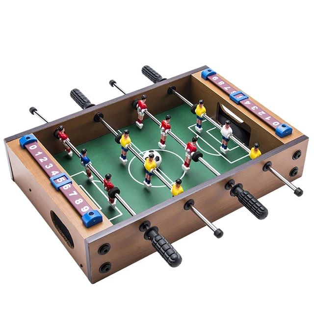 Foosball Table Wooden Soccer Game Tabletop For Kids Educational Toy Mini Indoor Table Soccer Set For Game Rooms 1