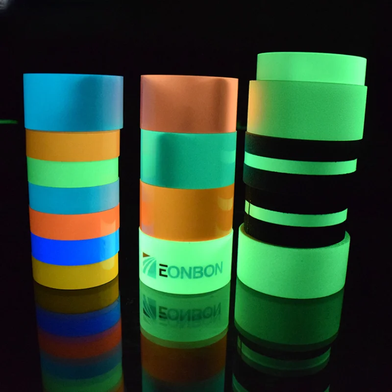 

Luminous Tape Luminous Tape Green Warning Ground Light Storage Stair Anti-Slip Sticker Reflective Fluorescent Tape