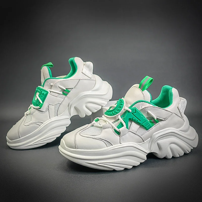 

Мужские кроссовки из натуральной кожи для бега