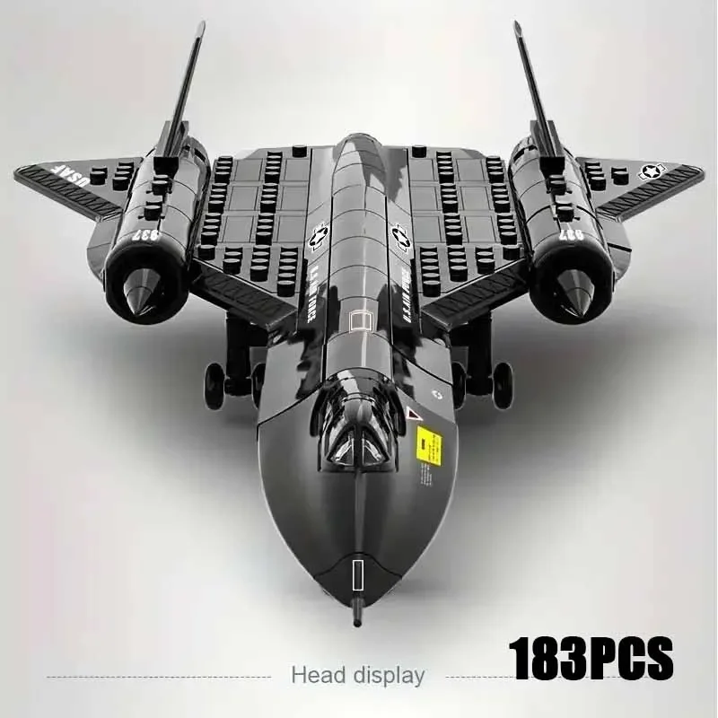 WG4005 1/74 SR-71 Blackbird строительные блоки для самолетов маленькие частицы коллекция