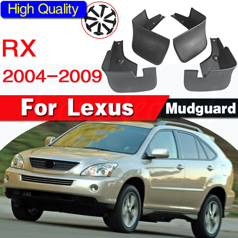 

Mudflap for Lexus RX RX300 RX330 RX350 RX400h 2004~2009 Fender Mud Guard Splash Flaps Mudguards Accessories 2005 2006 2007 2008
