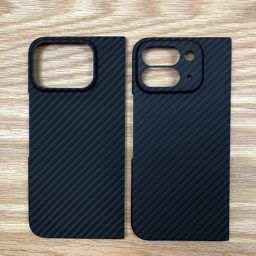 Черный телефон внешний вид для Google Pixel 9 Pro Fold 9pf p9pf Kevlar Aramid Carbon Fiber 1500D