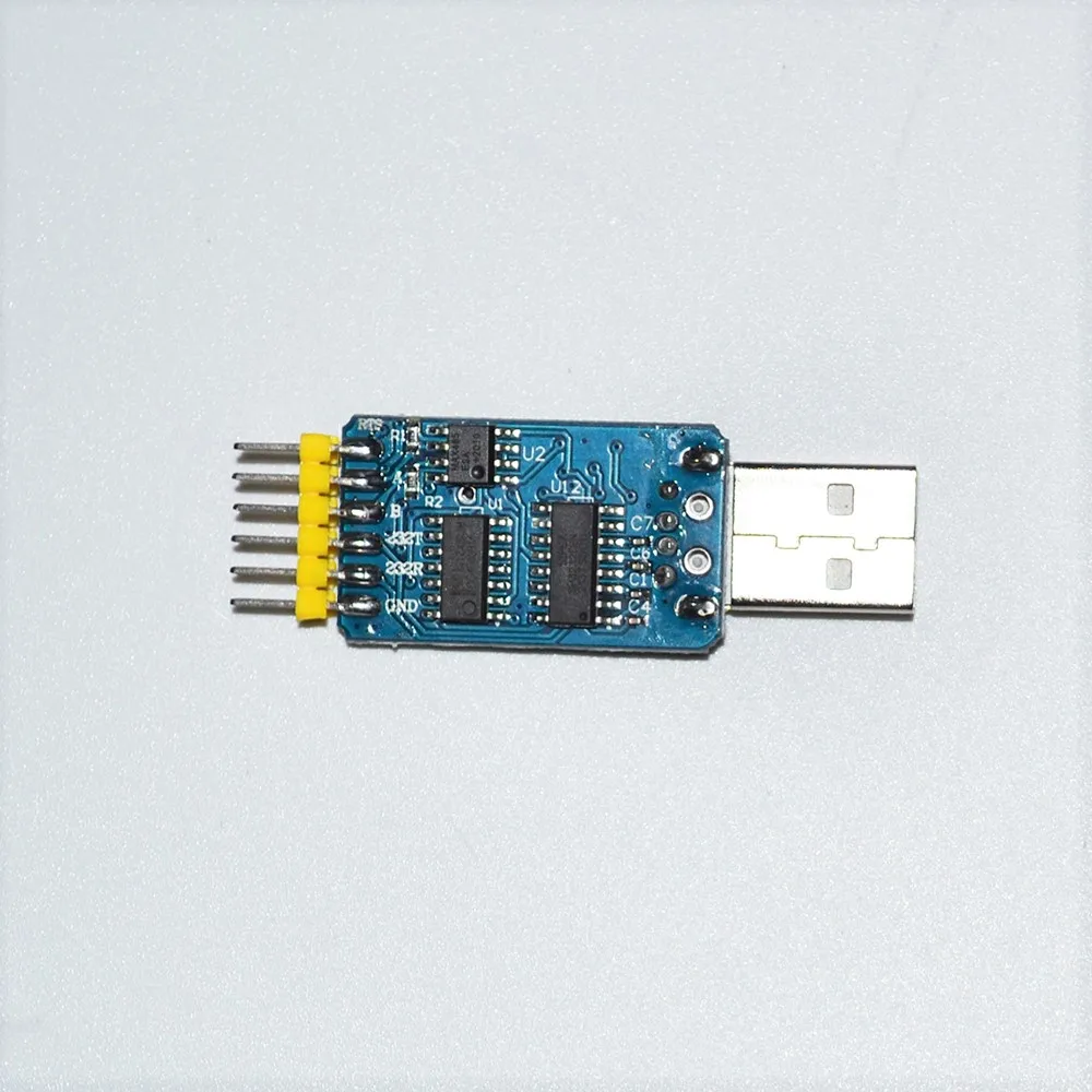 Многофункциональный модуль-преобразователь CP2102 с USB на RS485 RS232 TTL 3V3/5 В