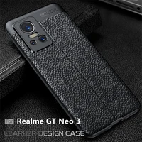 for cover oppo realme gt neo 3 case for realme gt neo 3 capas shockproof bumper soft leather for fundas realme gt neo 3 cover
