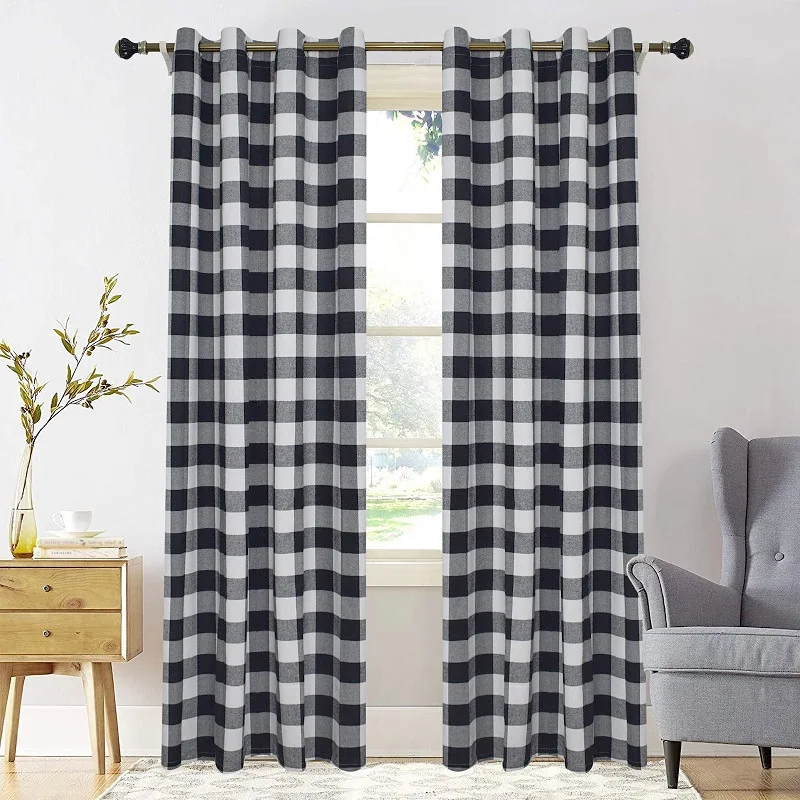 

20972-XZ- Curtains for Living Room Luxury European High Shading Blackout Drapes Embroidery Flower Elegant Window Curtain