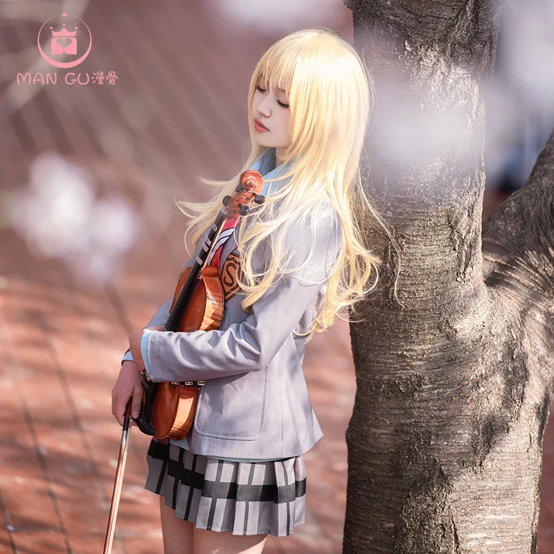 Размер костюма для вечеринок аниме экспо реквизит апрель is Your Lie Garden Aroma Cos Mogu