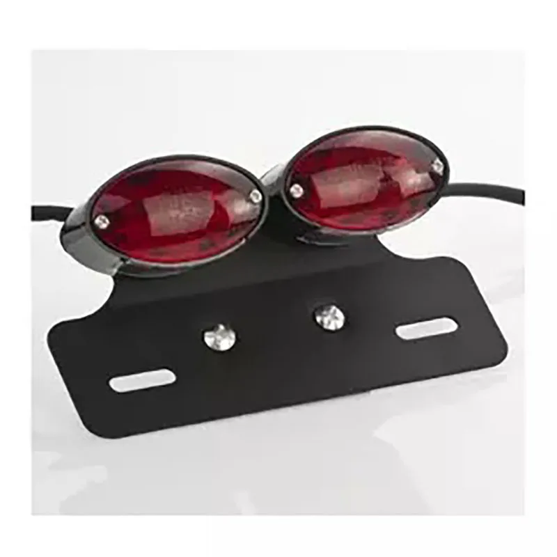 

Motorcycle Tail Light Integrated Running Lamp Brake &Turn Signal Light with License Plate Bracket for Motorcycle Street Bike