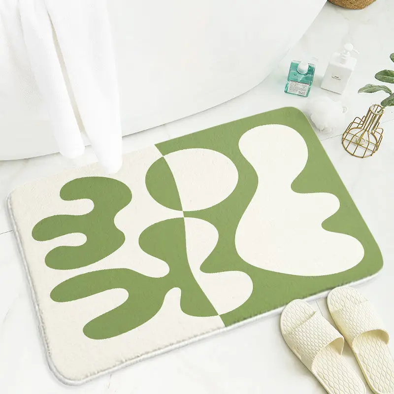 

Абстрактный геометрический Прохладный ковер для спальни, туалета, гостиной, напольный коврик для ванной, коврик для журнального столика, не...