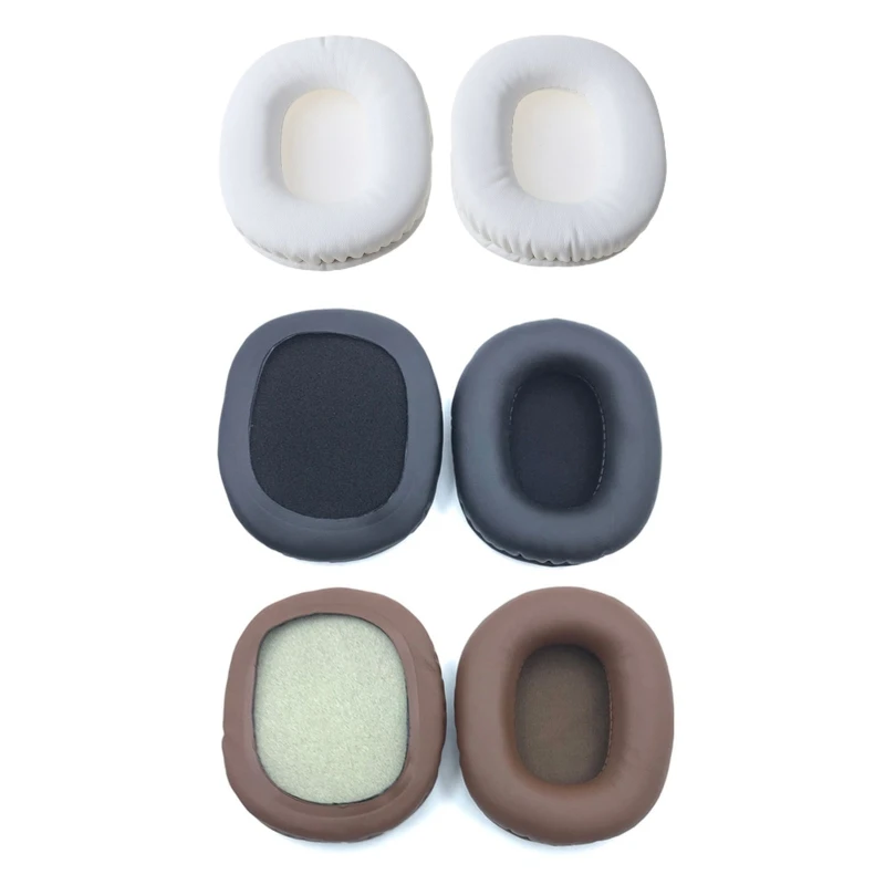 

1 Pair Replacement Leather foam Ear Pads pillow Cushion Cover for ATH SX1a Pro5 M30x M40X M50X Arctis 3 5 7