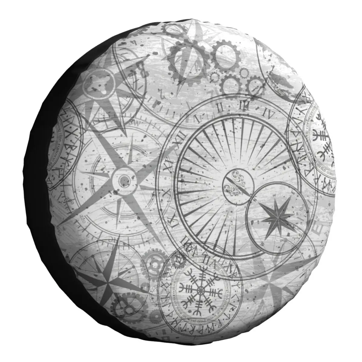 

Compass Spare Wheel Tire Cover Case Bag Pouch for Jeep Pajero Camper Nautical Dust-Proof Vehicle Accessories 14" 15" 16" 17"