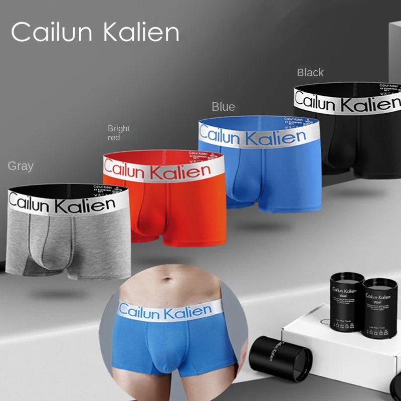 

Cailv Kerini Mens Underwear Cotton Boxer Shorts Calzoncillos Hombre Boxers for Men Canned Underpants Solid Male Panties