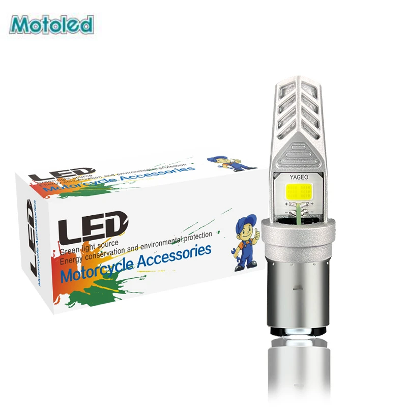 

MOTOLED AC/DC8-80V H4 HS1 BA20D H6 P15D H6M 10W 1000LM Motorcycle Spare Parts Led Headlight Lamp Bulb Motocicleta Motos light