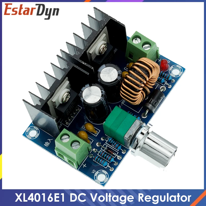 

XH-M401 DC-DC Step Down Buck Converter Power Supply Module XL4016E1 PWM Adjustable 4-40V To 1.25-36V Step Down Board 8A 200W