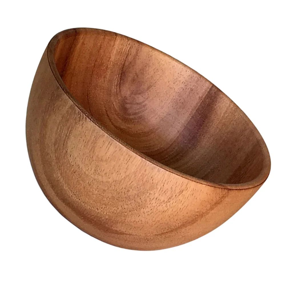 

Bowl Bowls Wooden Salad Wood Servingfood Fruit Dessert Small Soup Pasta Fruits Snack Mixing Für Dish Cereal Kitchen Noodle Set